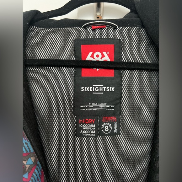 686 Women’s Authentic Paradise Insulated Snowboarding Jacket (Size M) - Picture 4 of 9